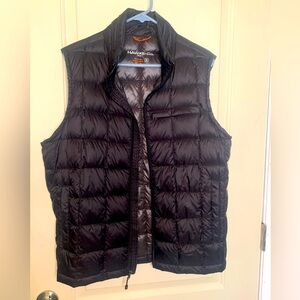 Hawke & Co. Sport Men’s Puffer Performance Black Quilted Zip Up Vest Size Small